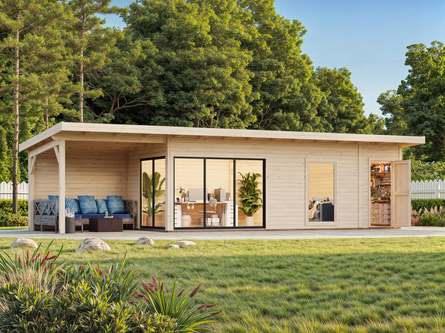 Palmako trädgårdsbyggnader