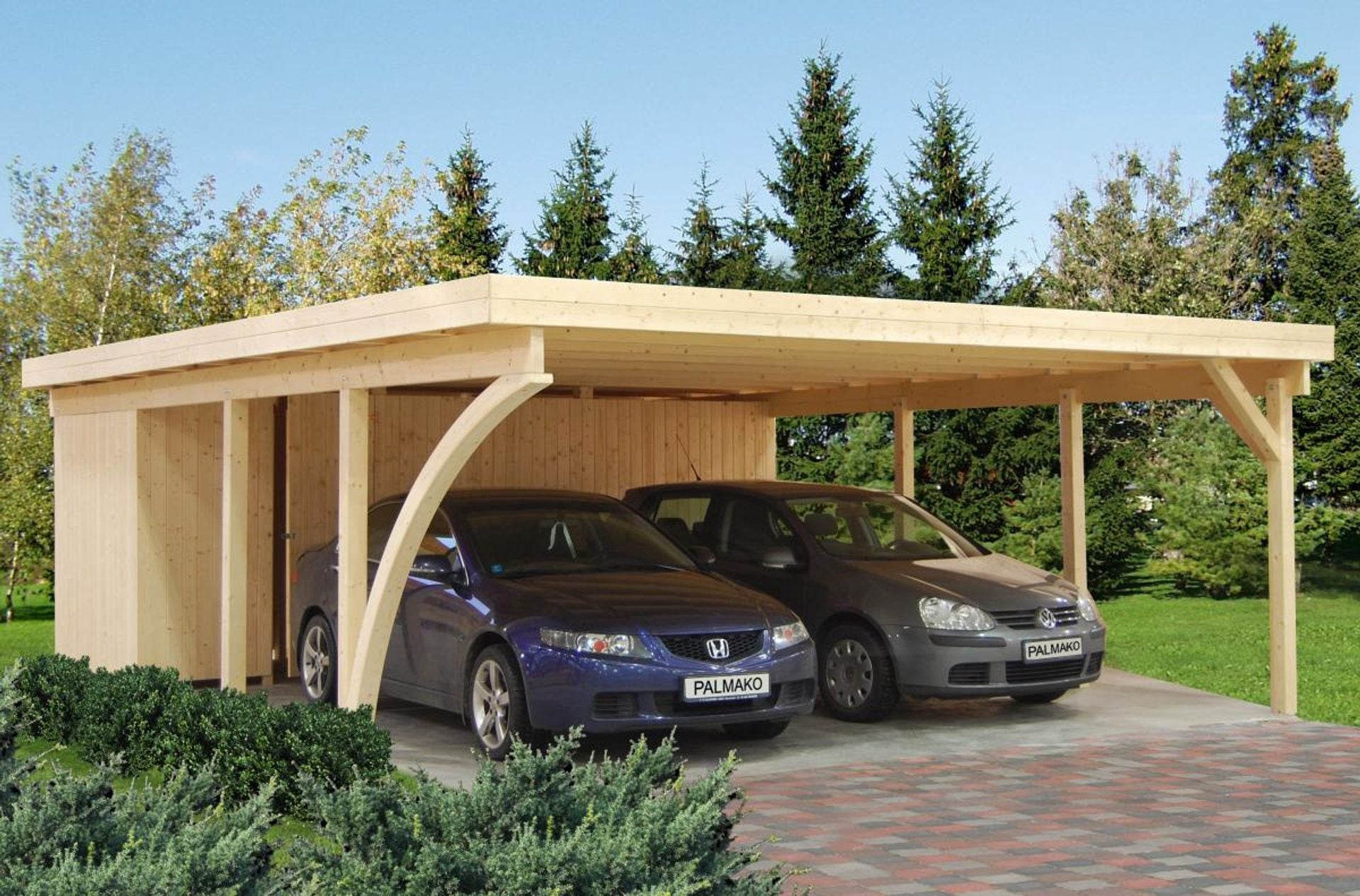 Limträbåge Palmako till Carport