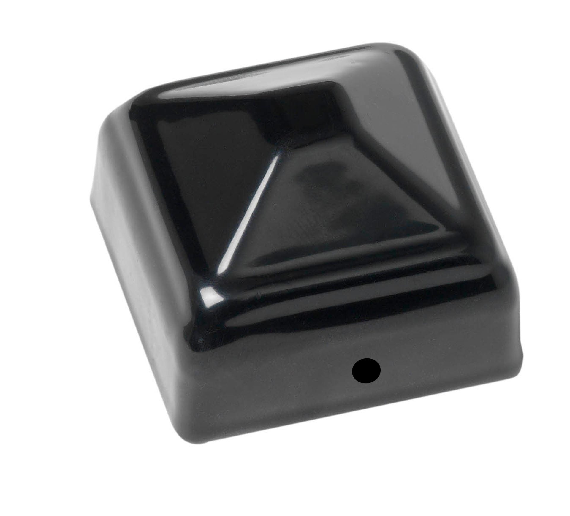 Stolplock Jabo Plåt Svart 50x50 mm Utvändig Montering